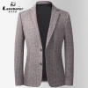 Laishibert autumn and winter knitted woolen woolen suits for young and middle-aged men, small suits for men, slim-fit woolen casual suits Application Scenario